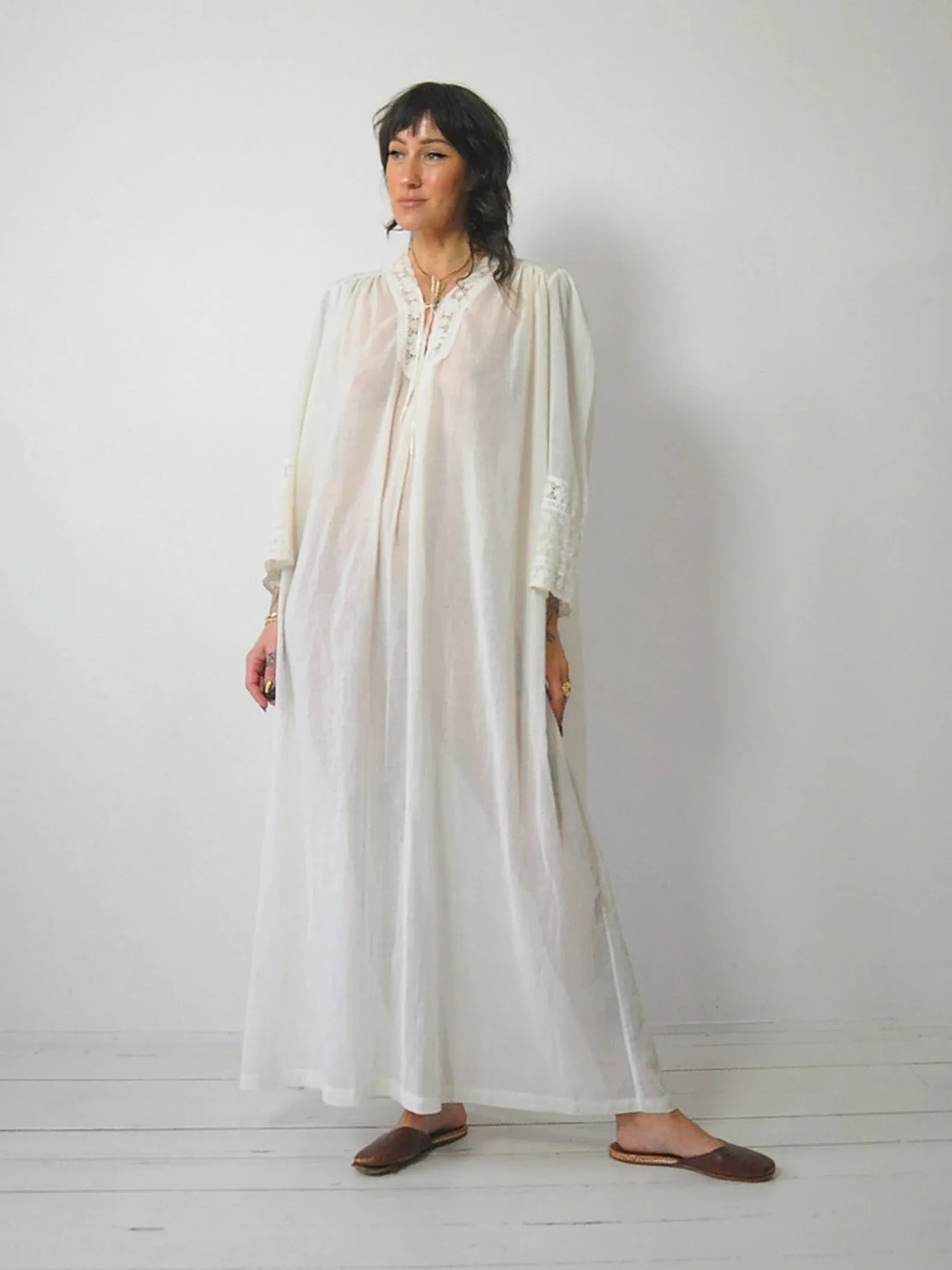 1970's Christian Dior Lace Nightgown