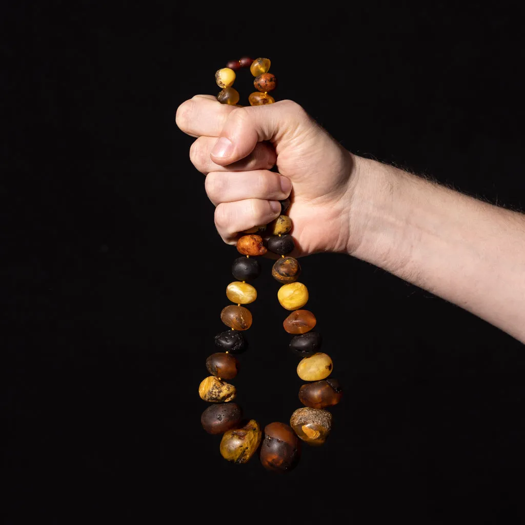 Amber Necklace, Round Beads