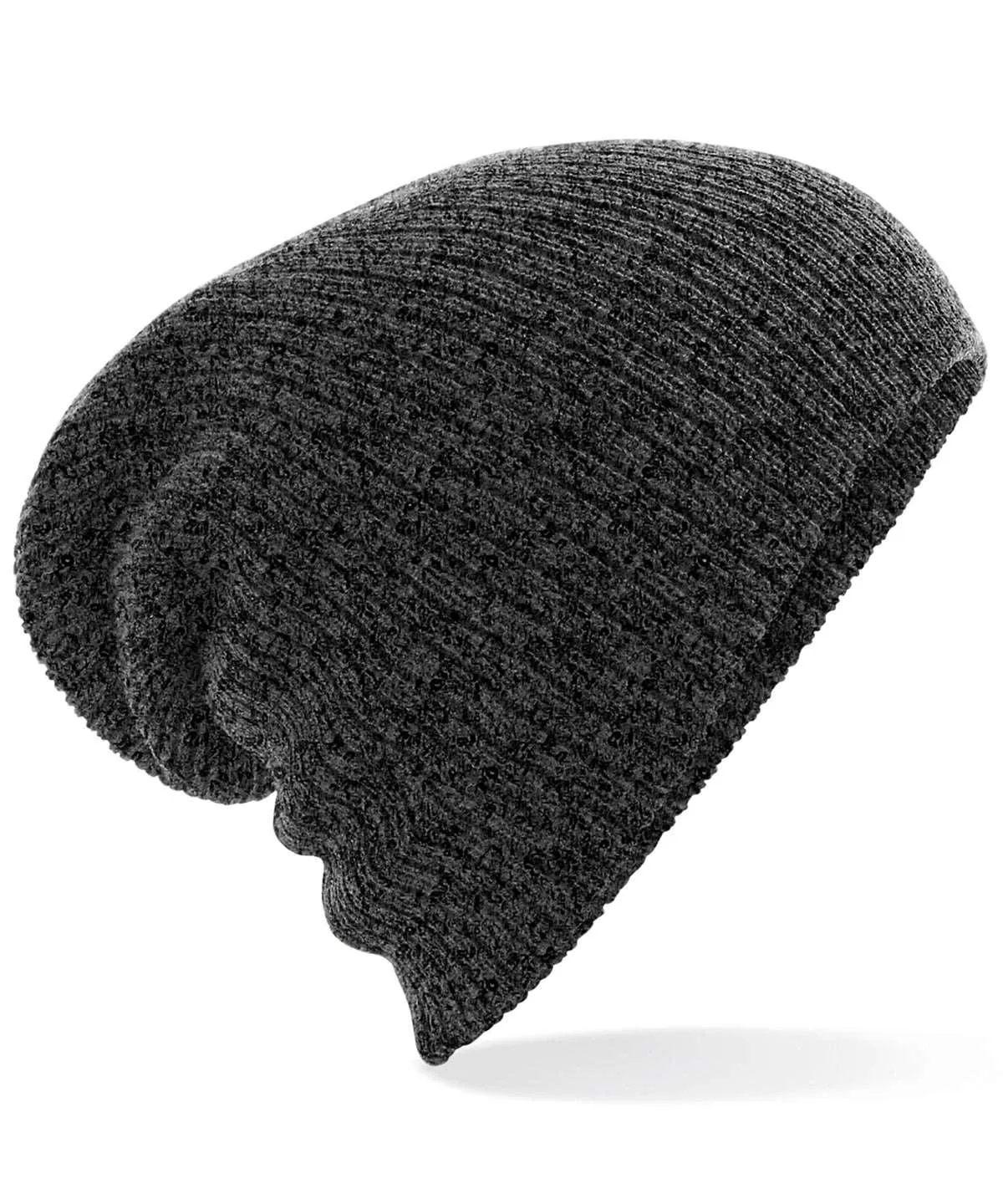 Antique Grey - Heavy gauge slouch beanie