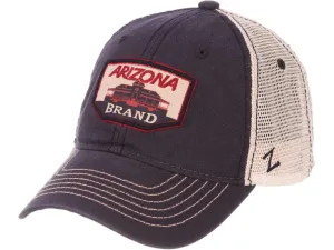 Arizona Wildcats Zephyr Navy "Trademark" Old Main Mesh Adj. Slouch Hat Cap