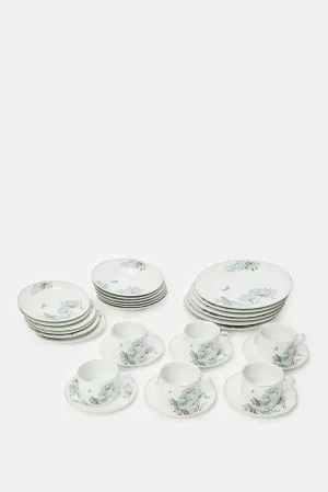 Assorted Round Dinner Set (30 Piece)