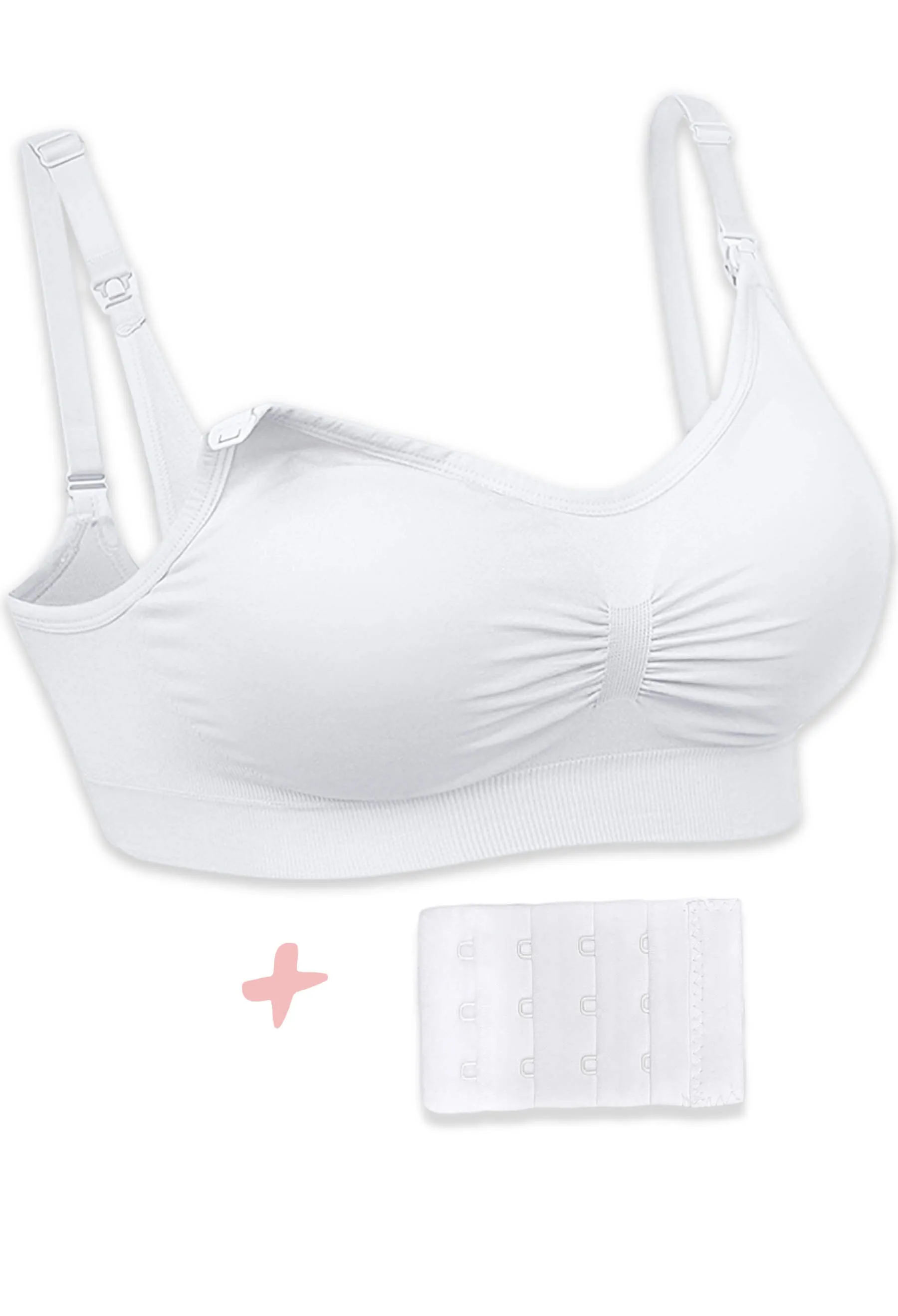 Bamboo Wire Free Maternity and Nursing Bra   Bra Extender Set