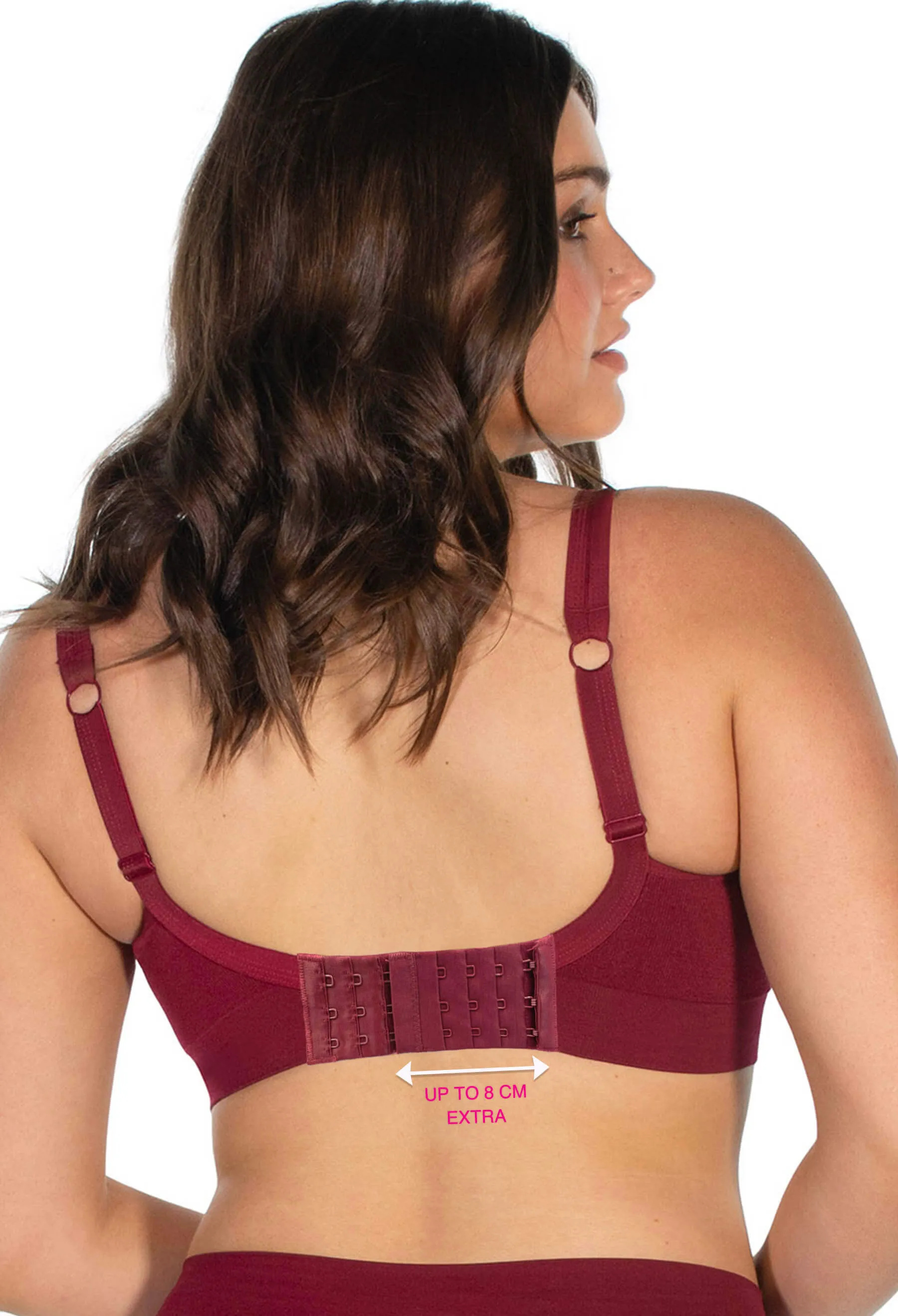 Bamboo Wire Free Maternity and Nursing Bra   Bra Extender Set