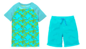 Beautifully Bold Bones - Boy's Bamboo Short Sleeve & Short Set