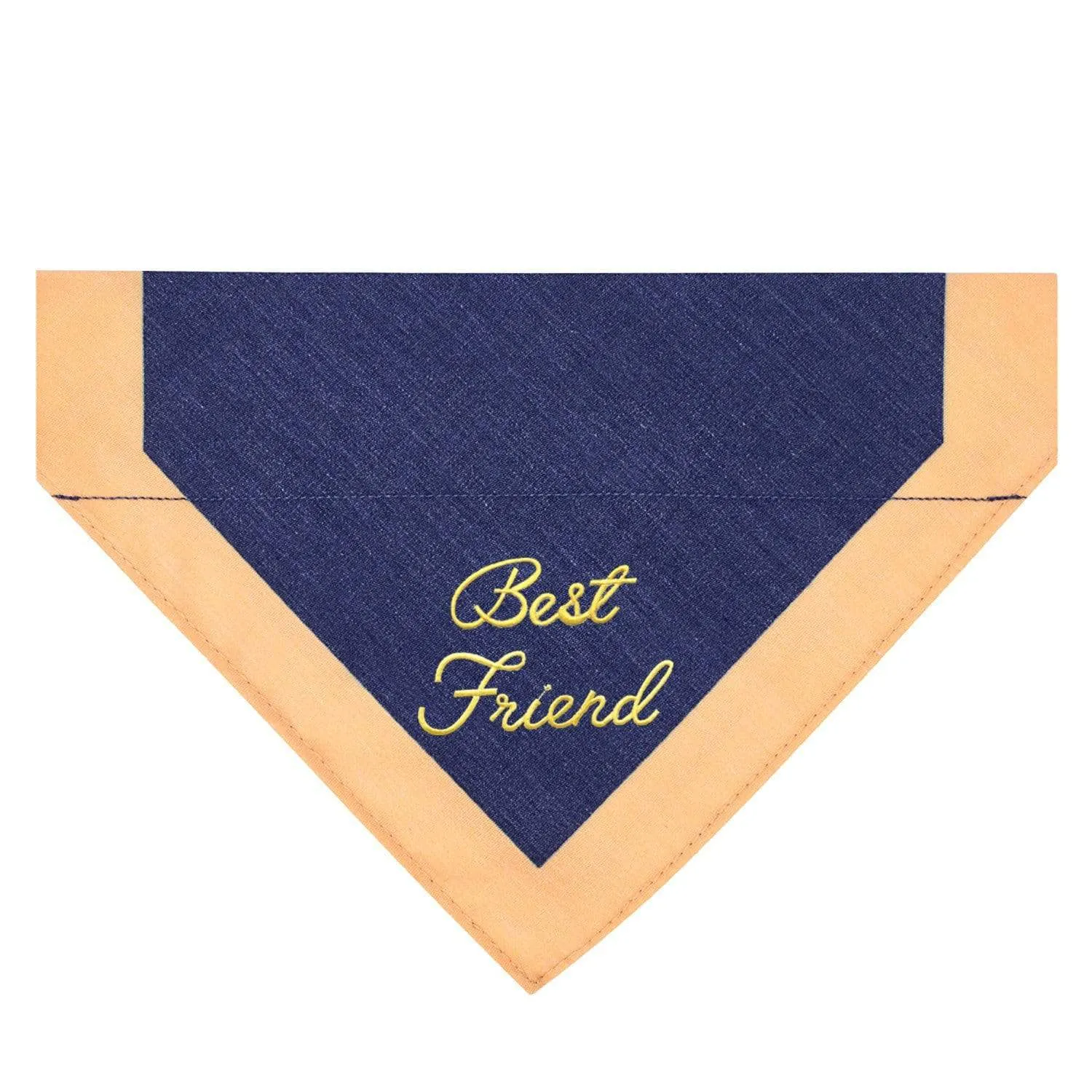 'Best Friend' Embroidered Dog Bandana Collar