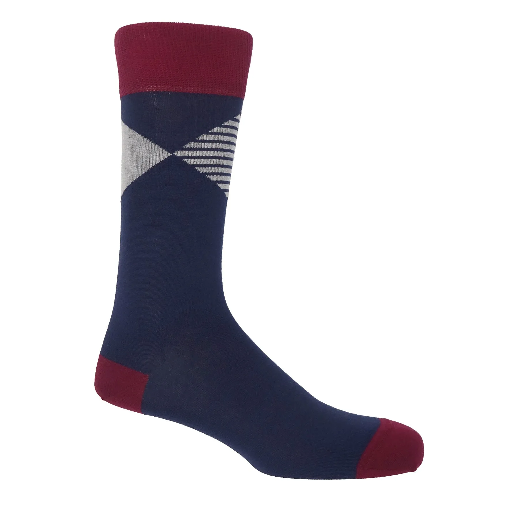 Big Diamond Men's Socks - Navy