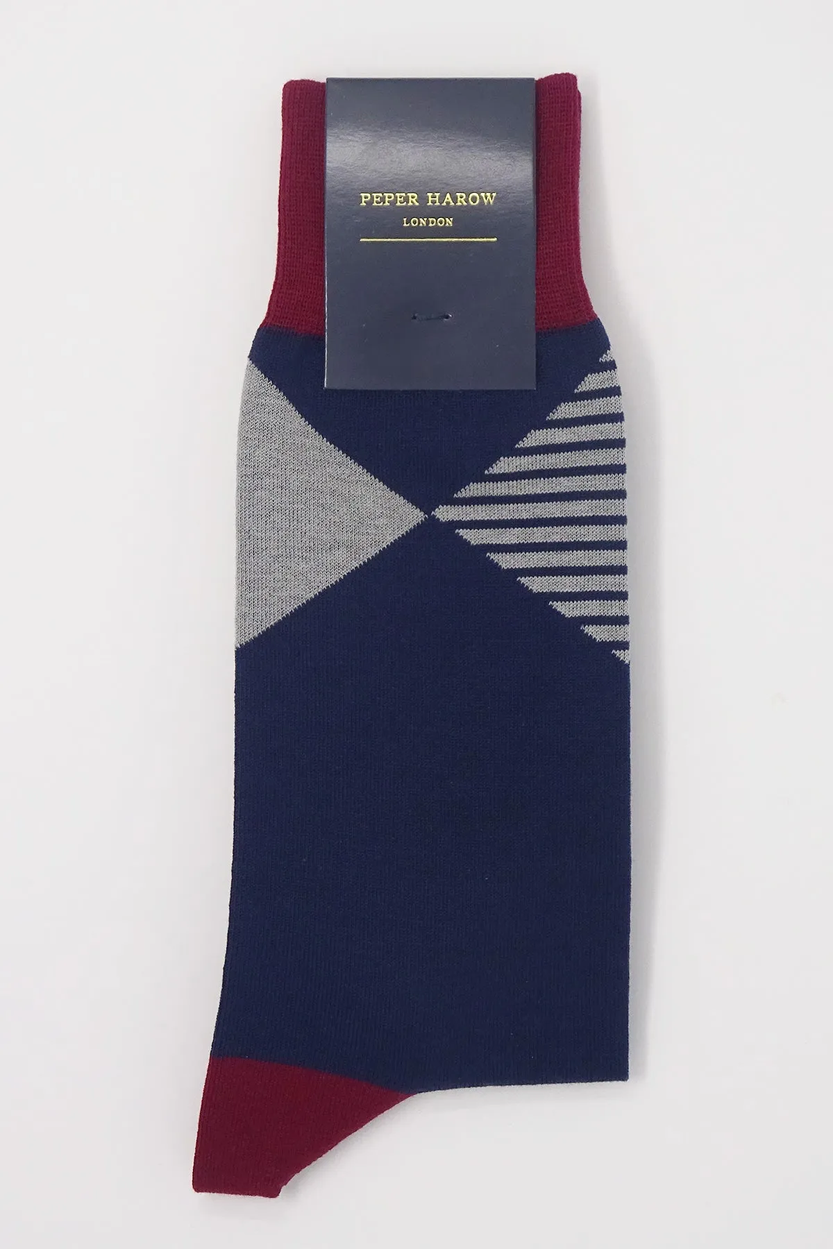 Big Diamond Men's Socks - Navy