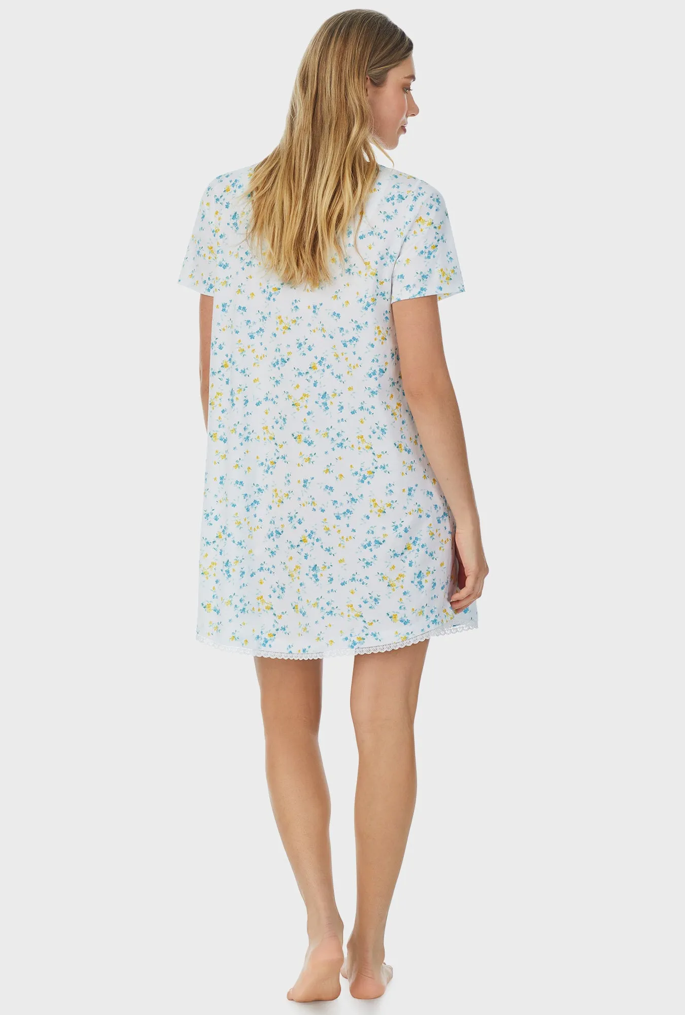 Breeze Blooms Short Nightgown