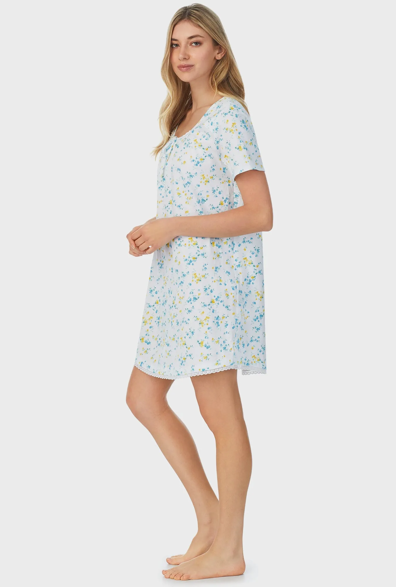 Breeze Blooms Short Nightgown