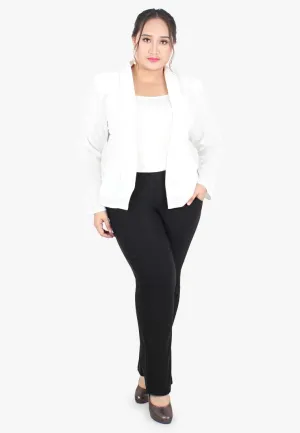 Bronwyn Chic Short Blazer  - White