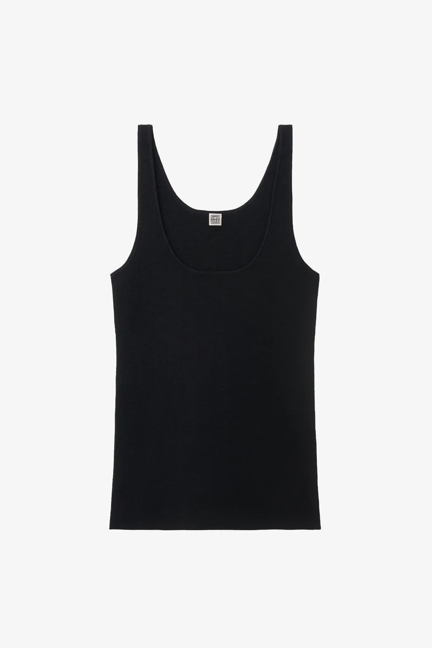 Compact Knit Tank - Black