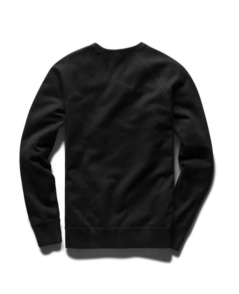 Crewneck Midweight Terry Black