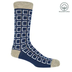 Cube Men's Socks - Blue