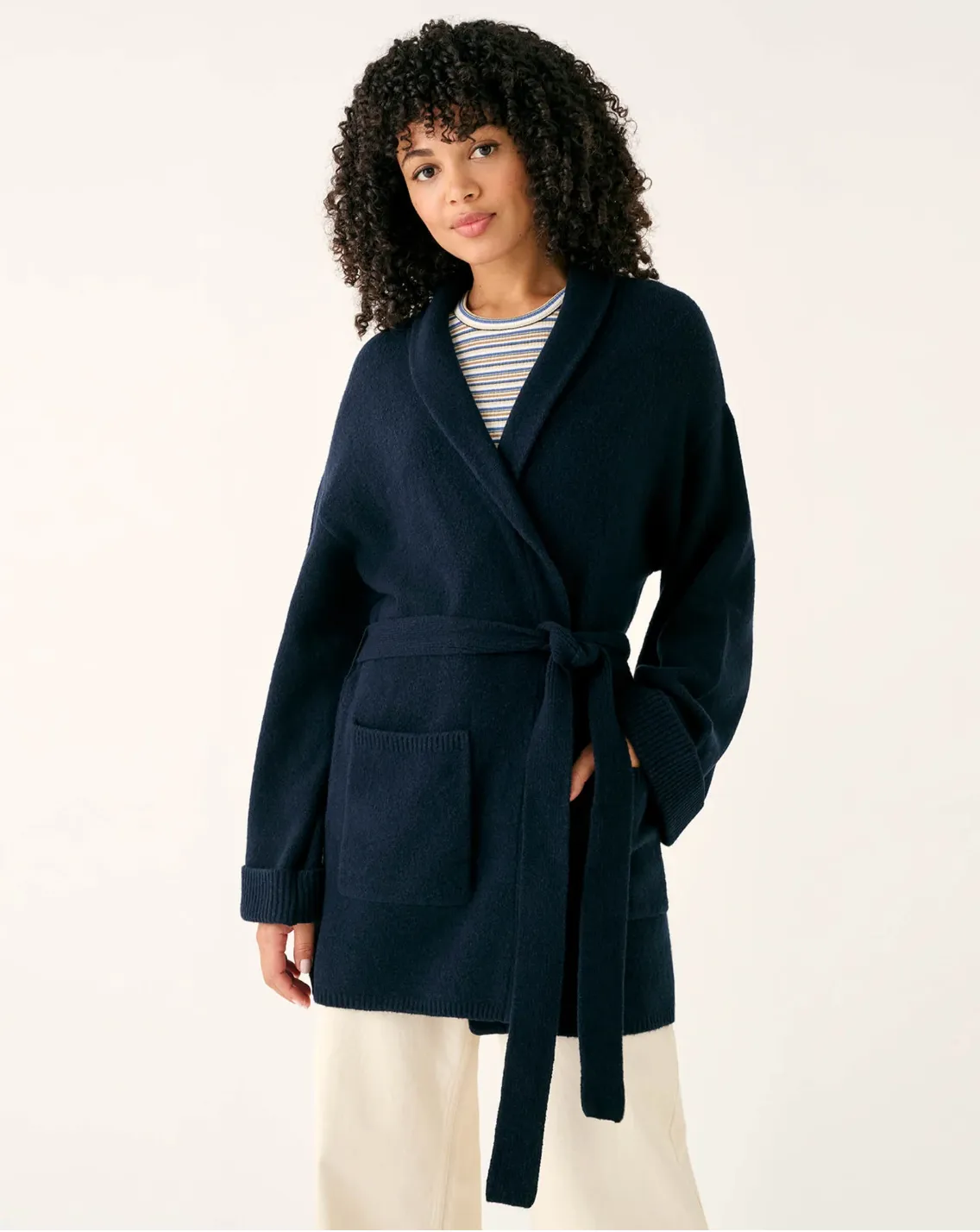 D MerSea Runabout Wrap Sweater