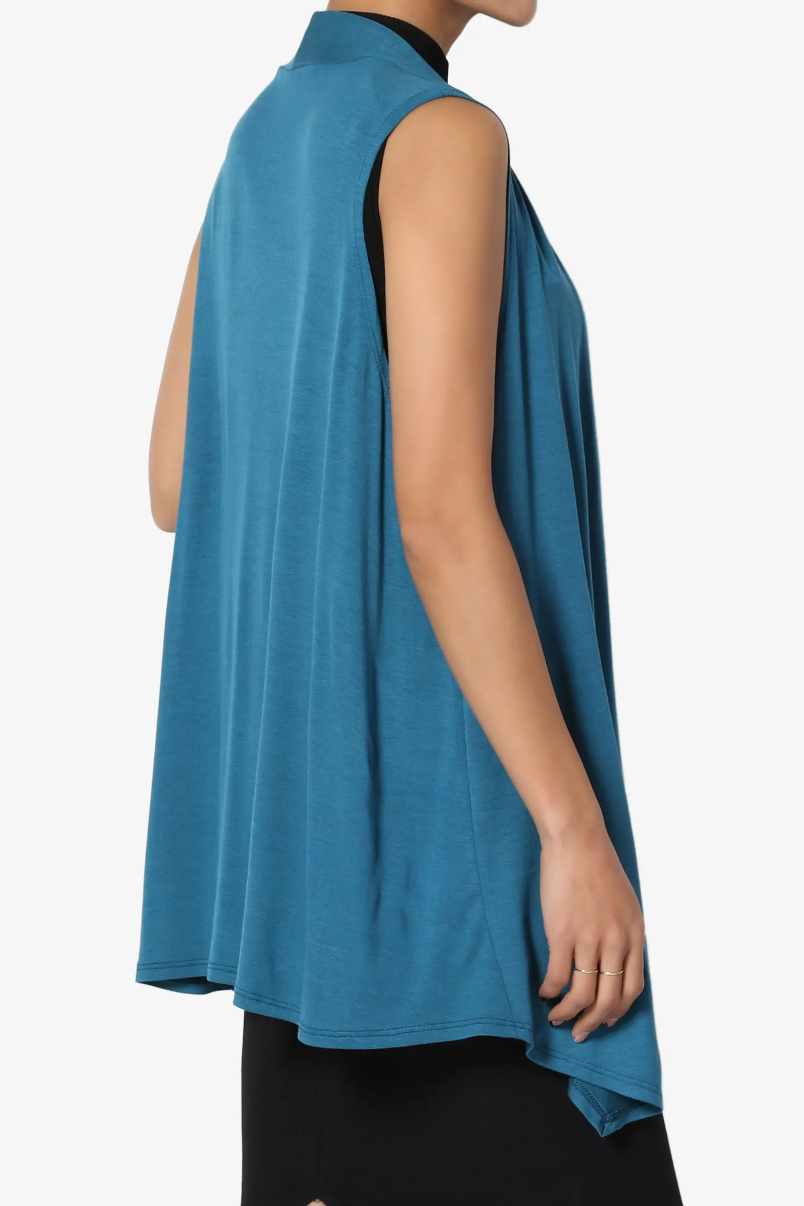 Danna Draped Jersey Vest MORE COLORS