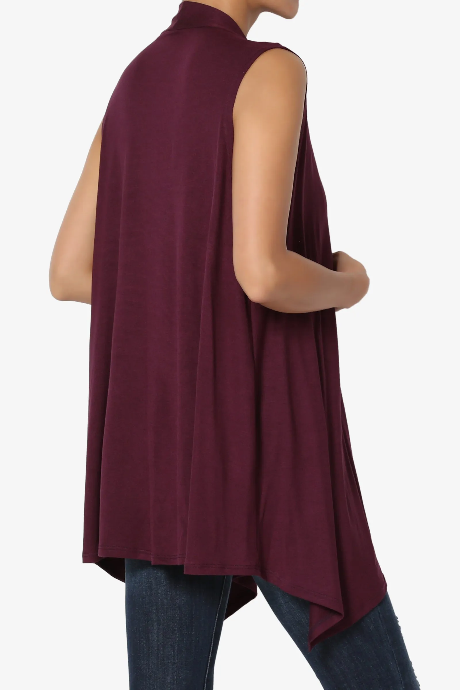 Danna Draped Jersey Vest MORE COLORS