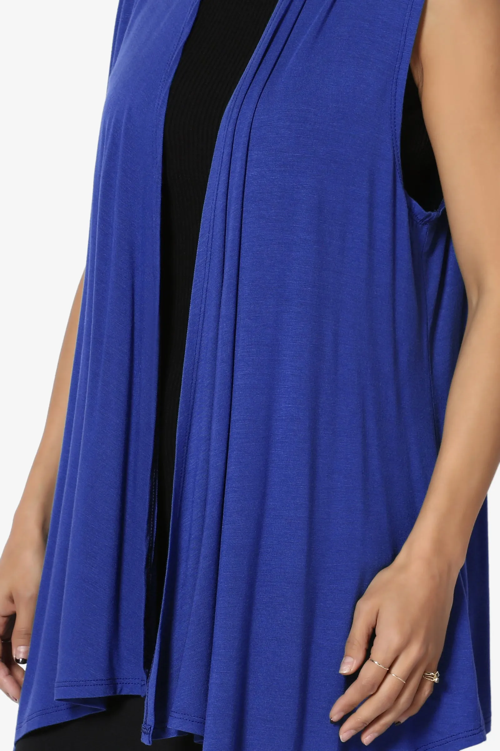 Danna Draped Jersey Vest MORE COLORS