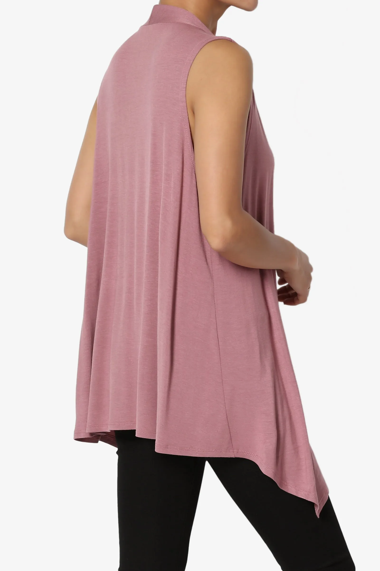 Danna Draped Jersey Vest MORE COLORS