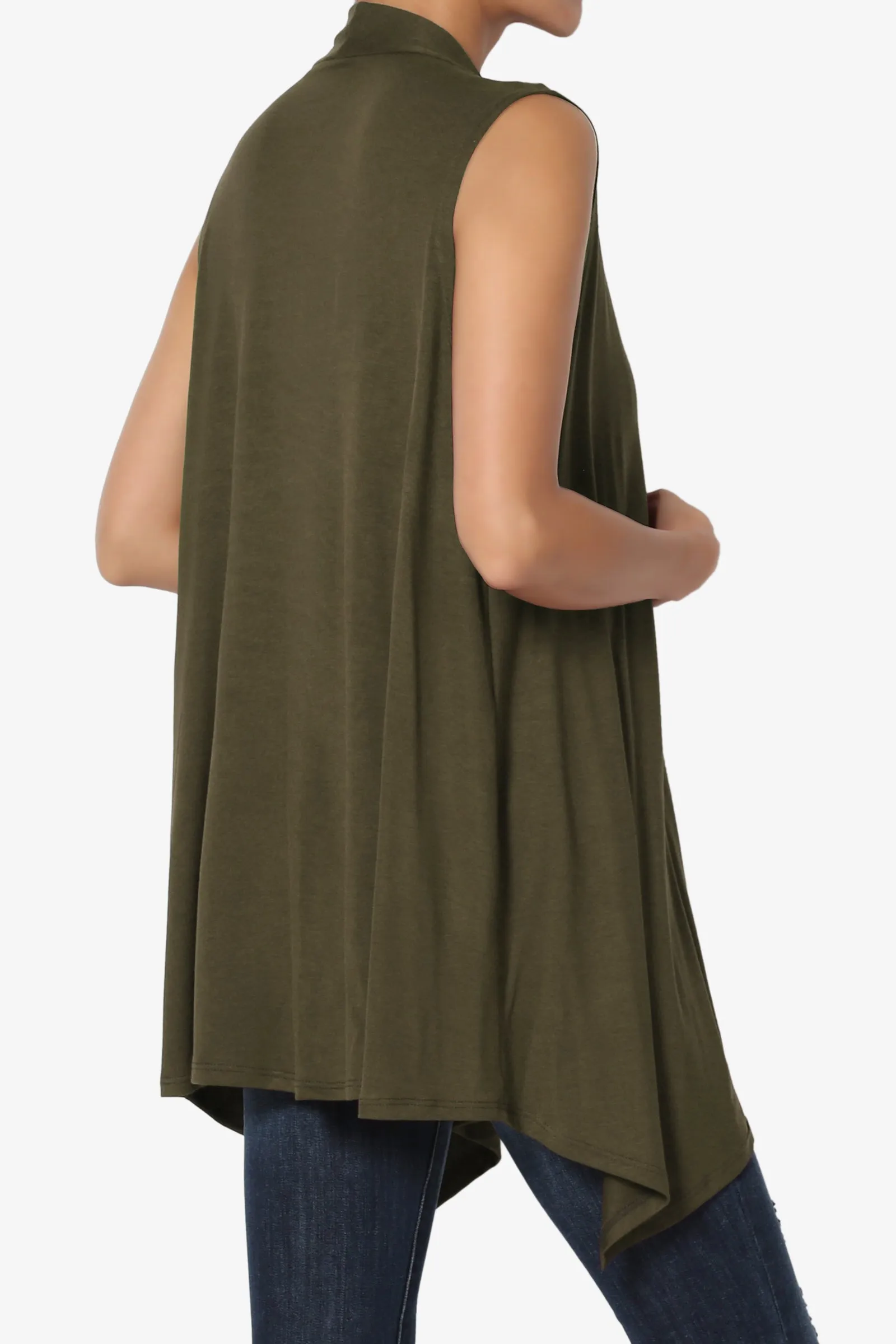 Danna Draped Jersey Vest MORE COLORS