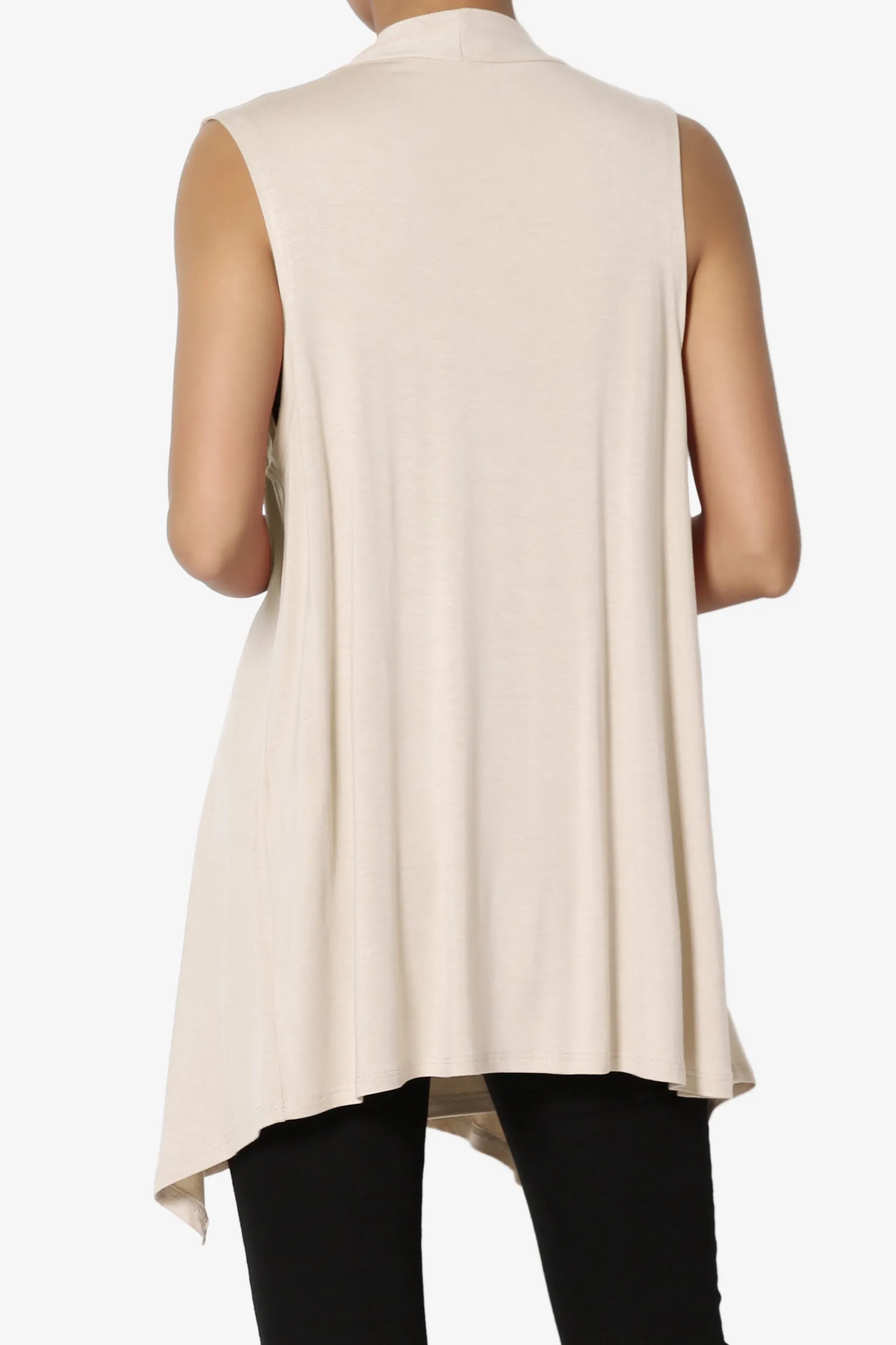 Danna Draped Jersey Vest MORE COLORS