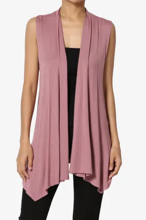 Danna Draped Jersey Vest MORE COLORS