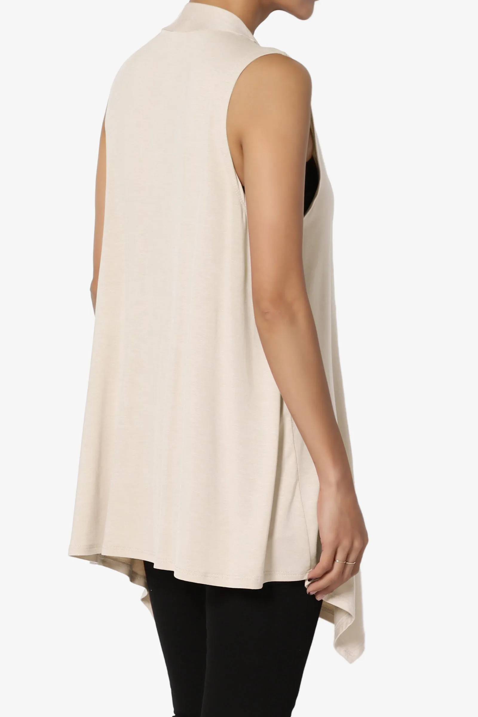 Danna Draped Jersey Vest MORE COLORS