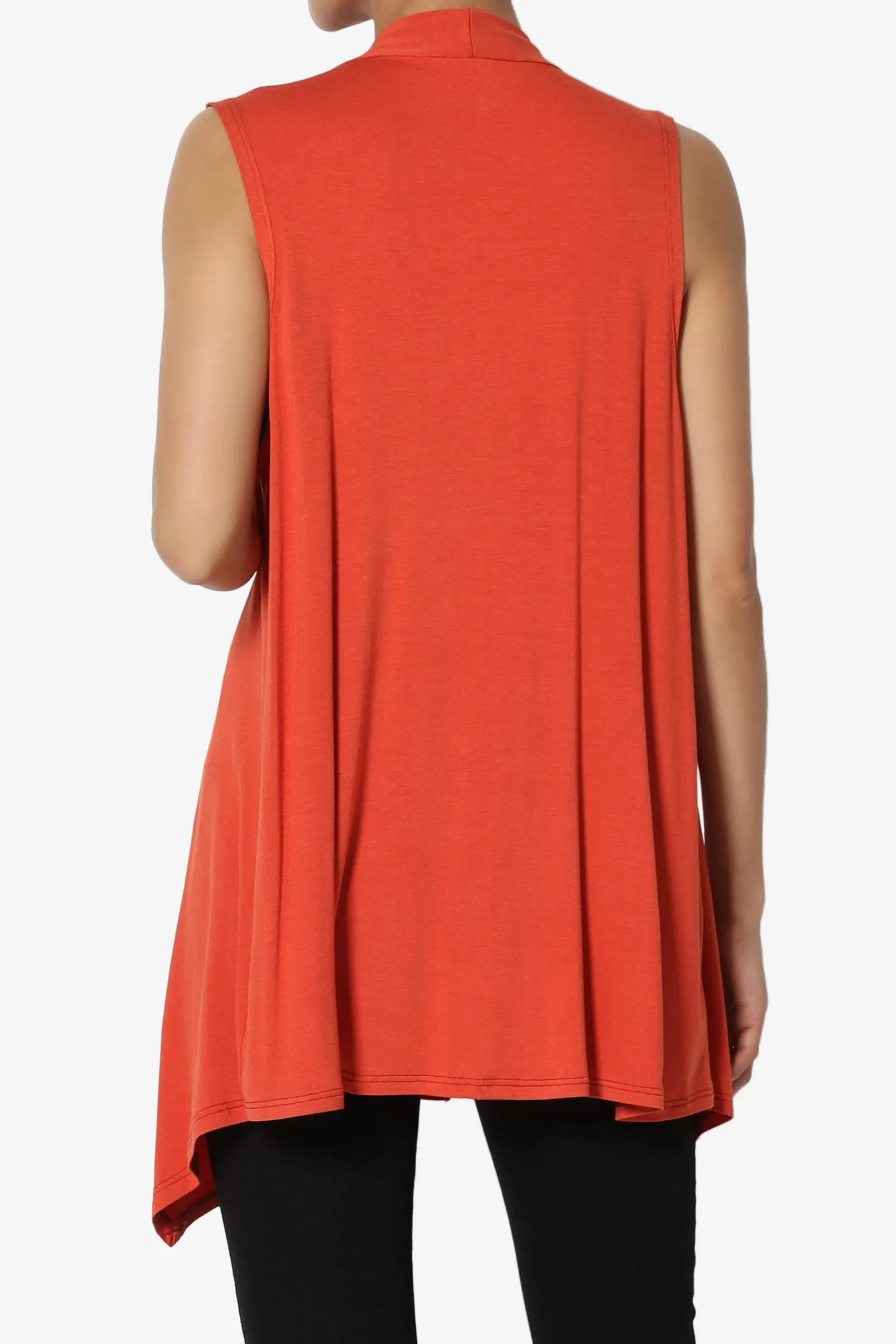 Danna Draped Jersey Vest MORE COLORS