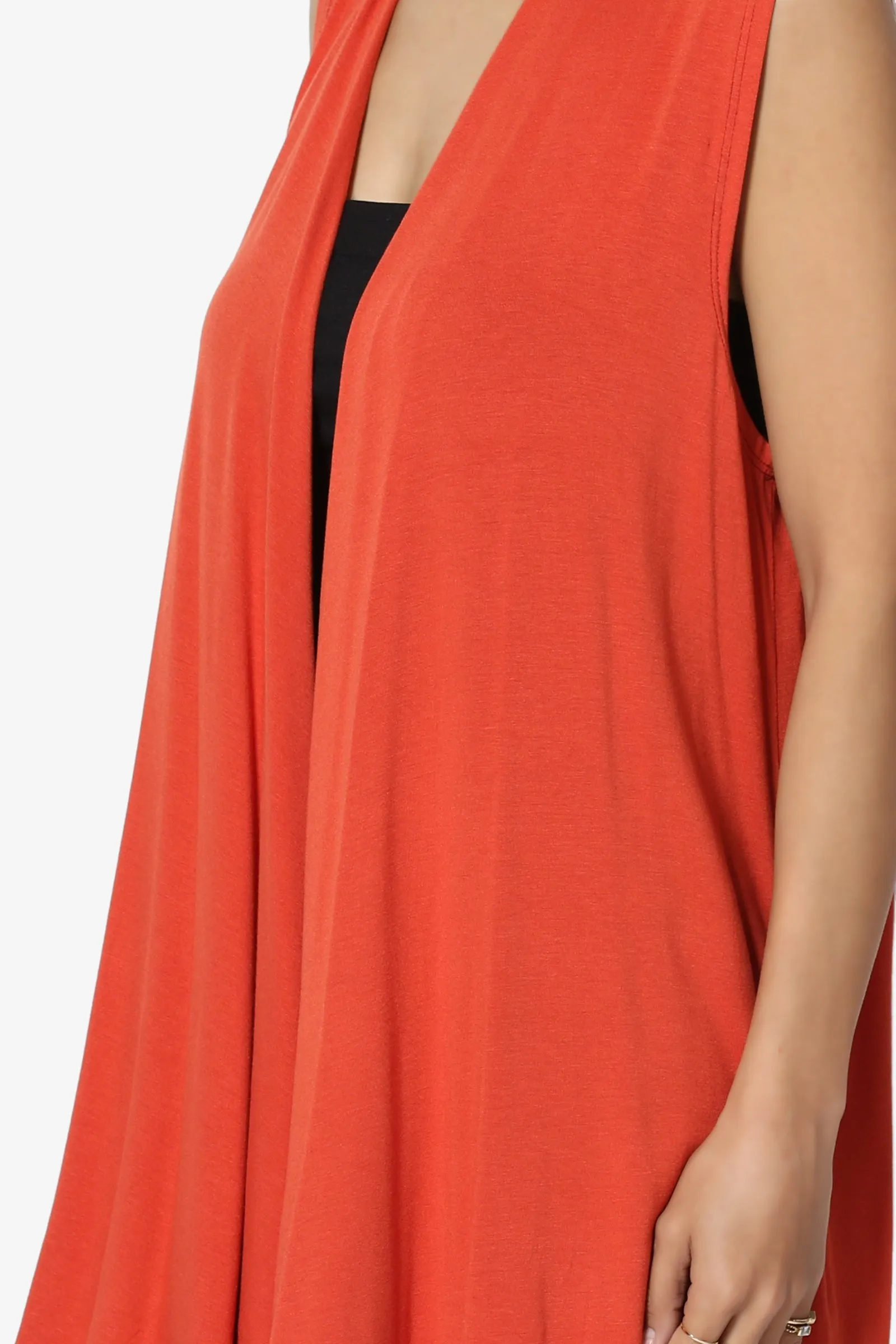 Danna Draped Jersey Vest MORE COLORS