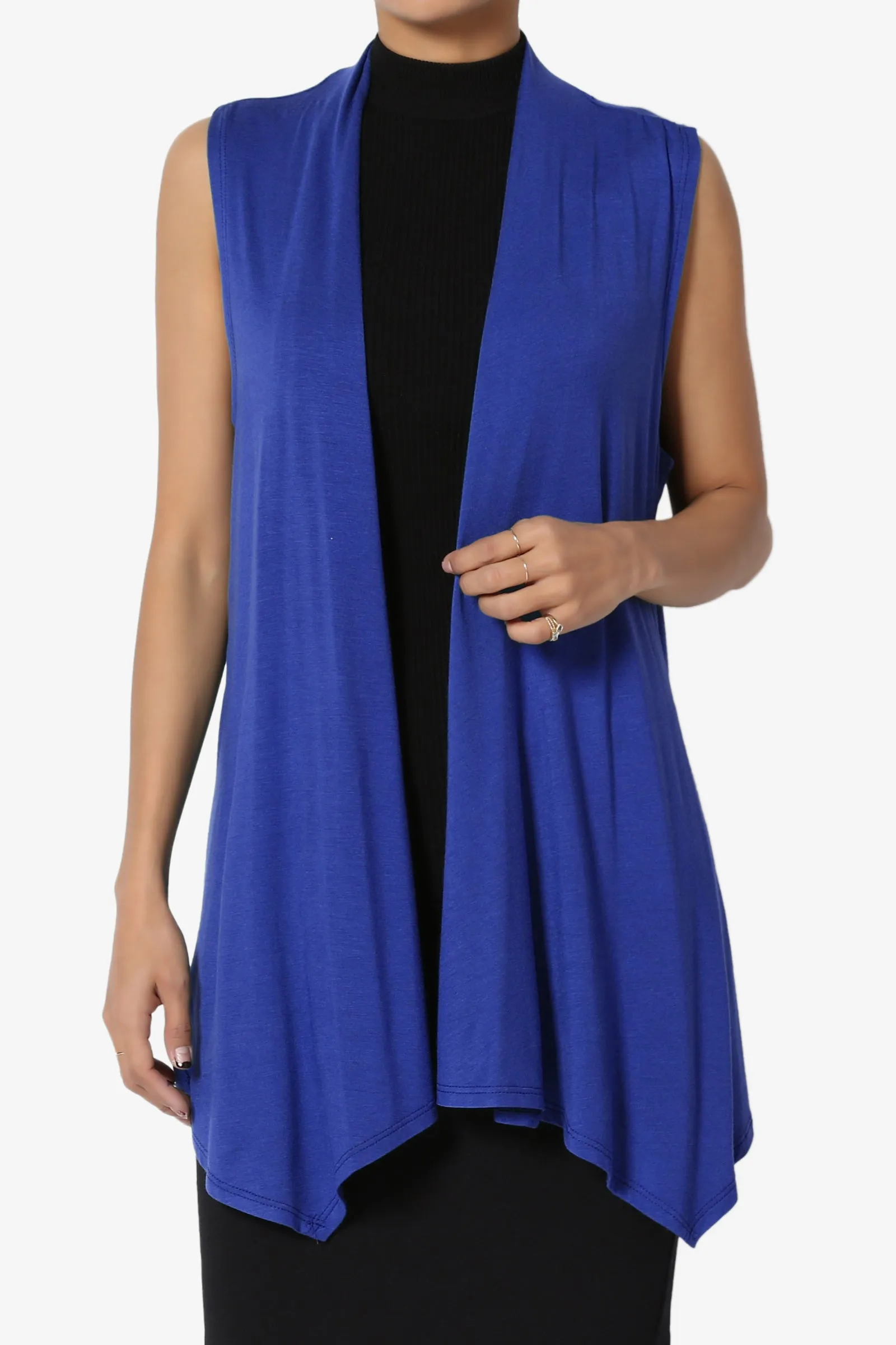 Danna Draped Jersey Vest MORE COLORS