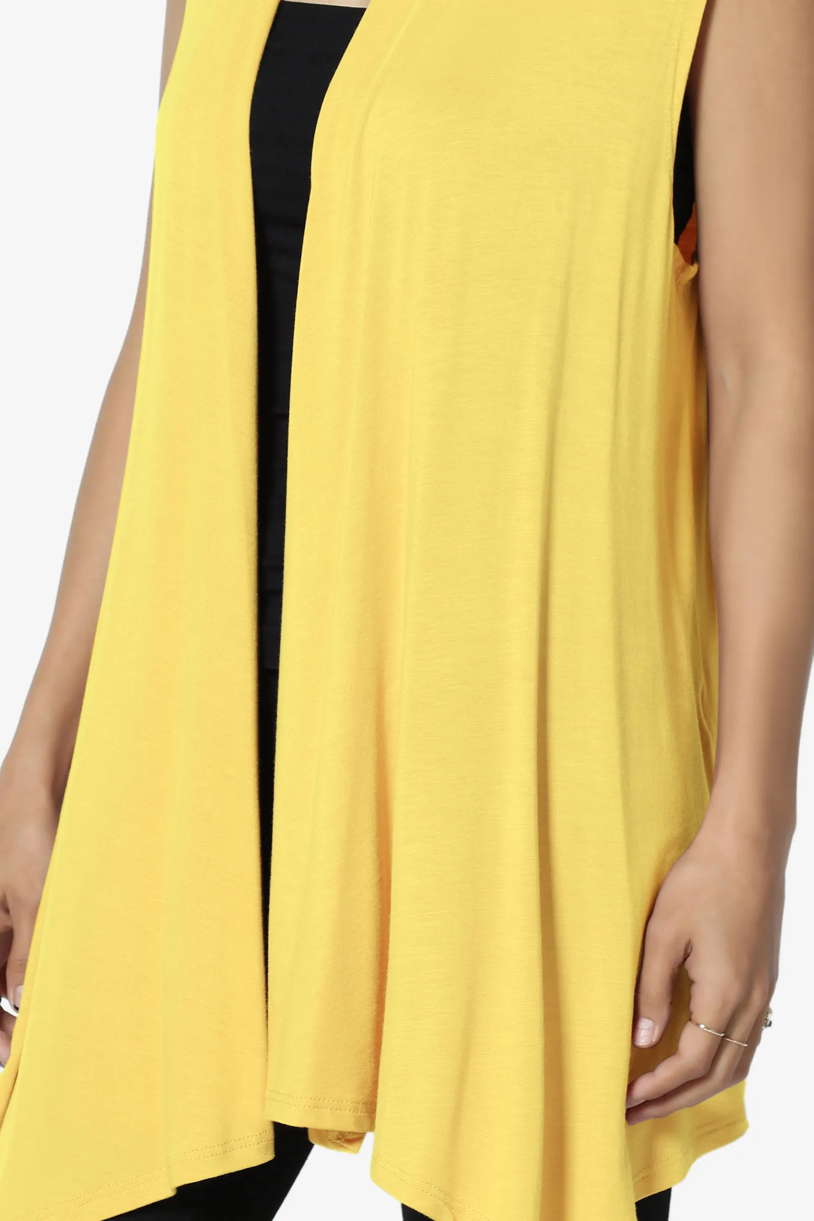 Danna Draped Jersey Vest MORE COLORS