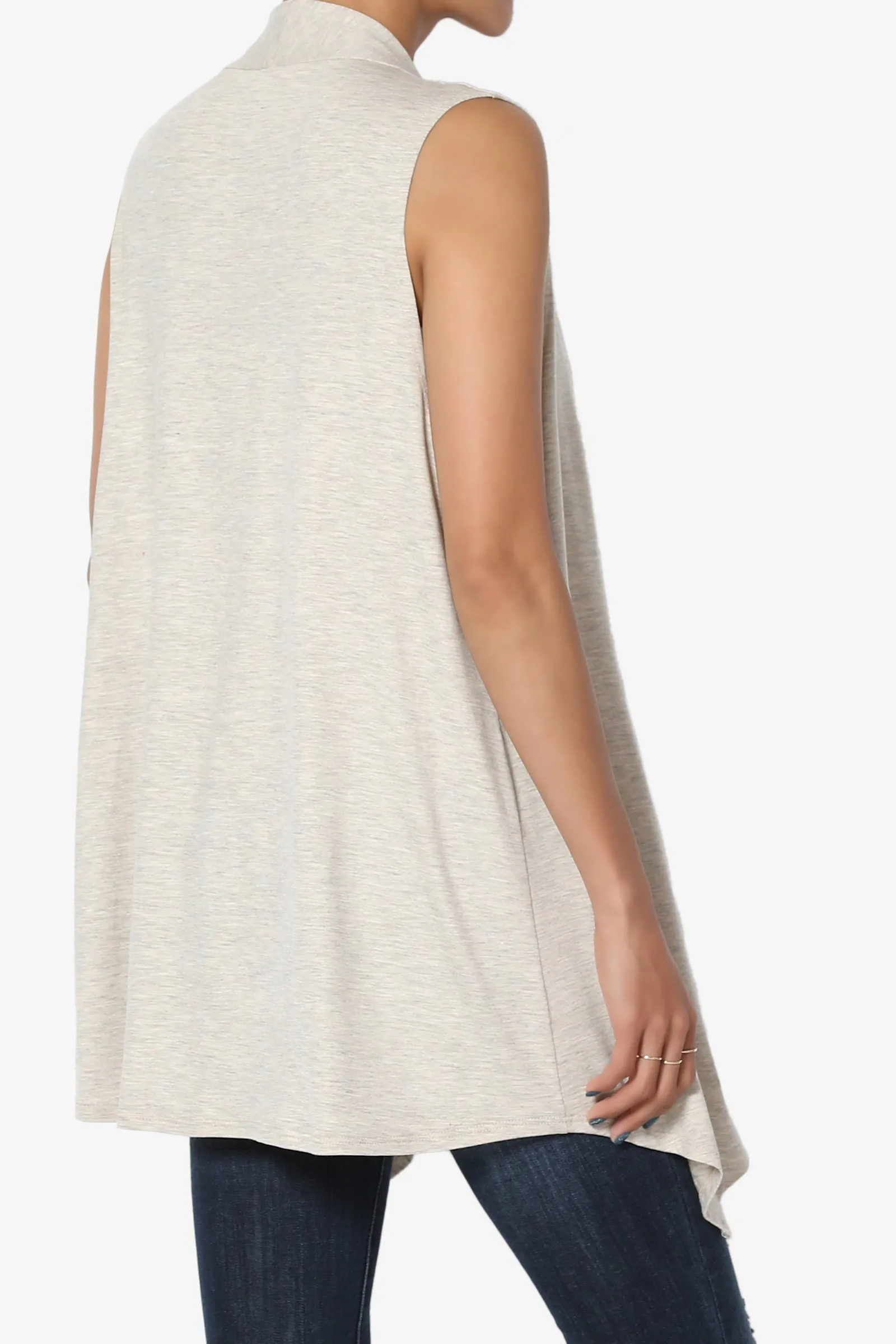 Danna Draped Jersey Vest MORE COLORS