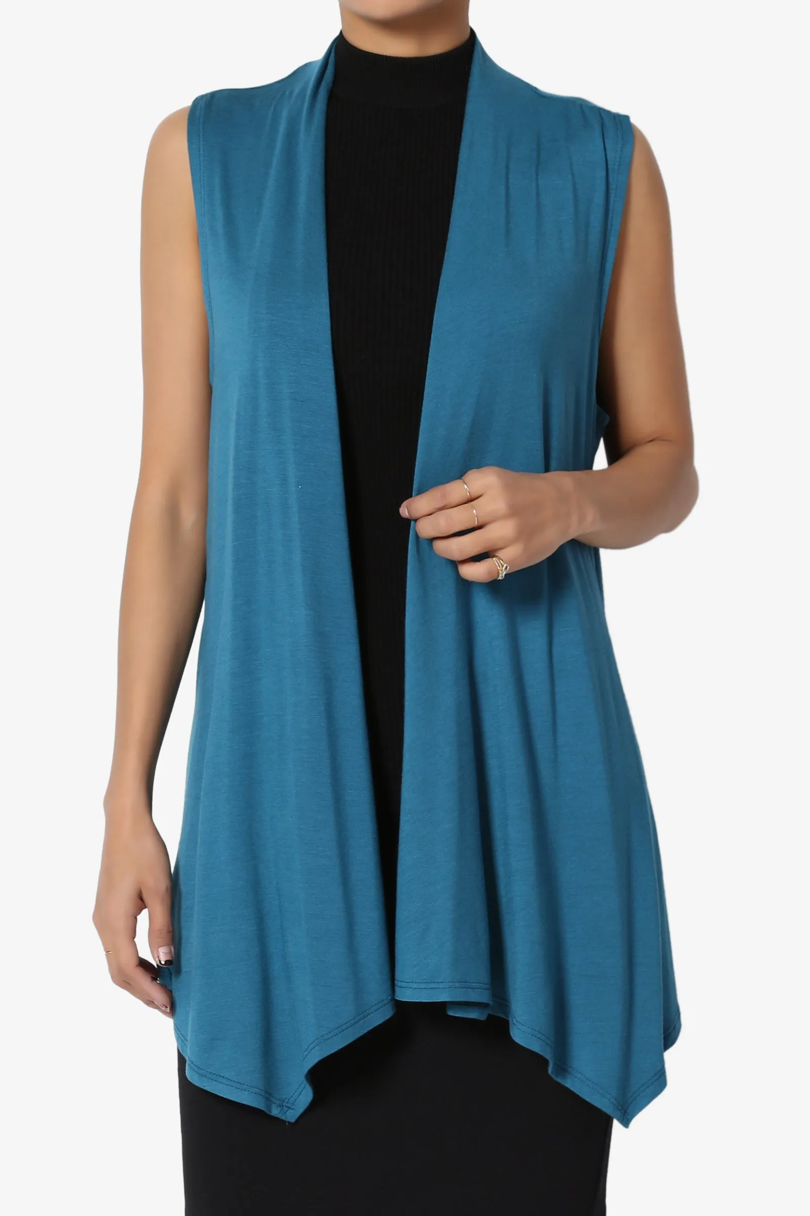 Danna Draped Jersey Vest MORE COLORS