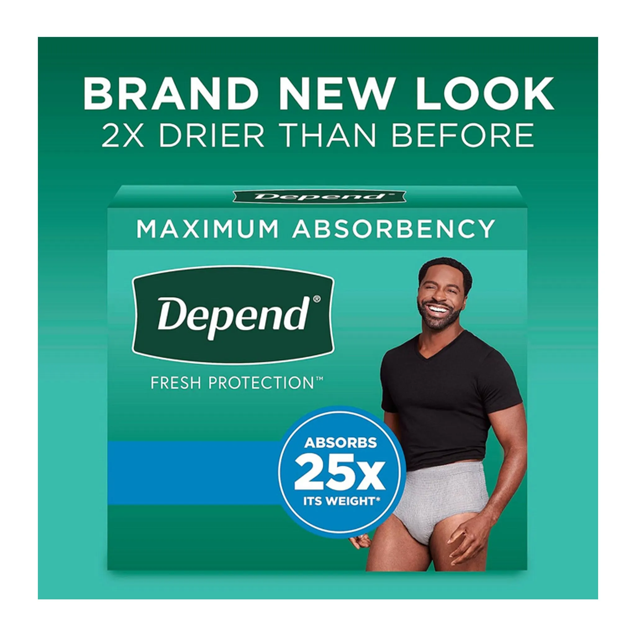 Depend for Men Fresh Protection Underwear