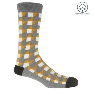 Dimensional Men's Socks - Grey