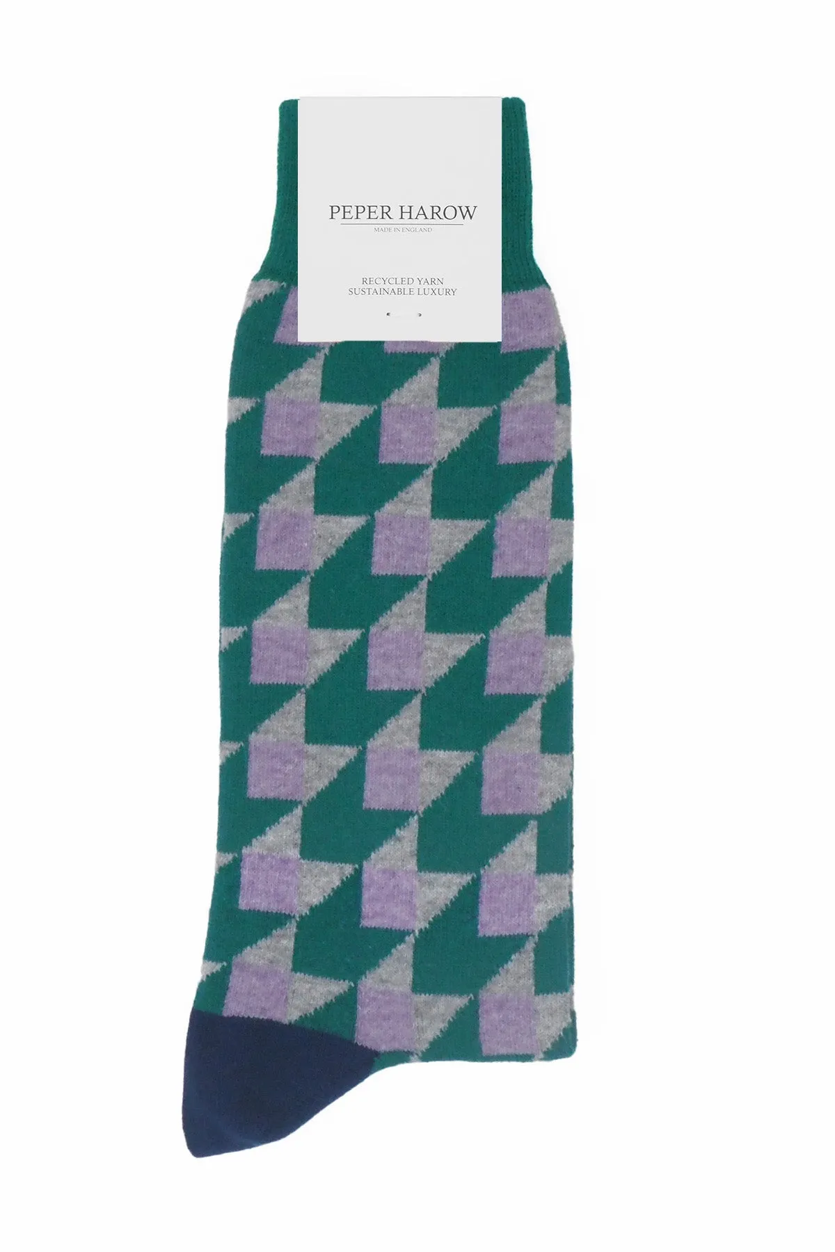 Dimensional Men's Socks - Teal