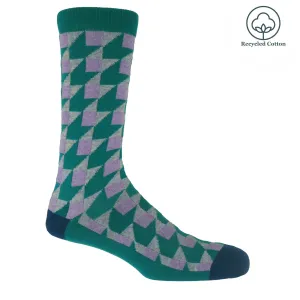 Dimensional Men's Socks - Teal