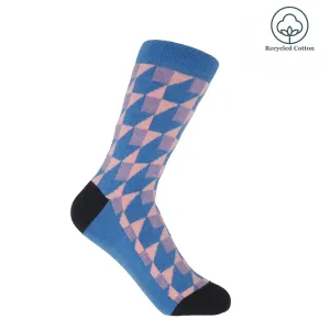 Dimensional Women's Socks - Blue