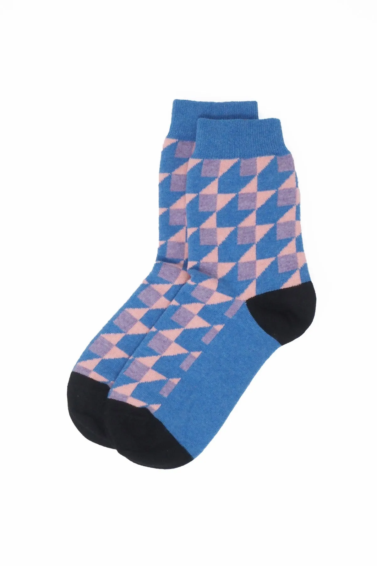 Dimensional Women's Socks - Blue