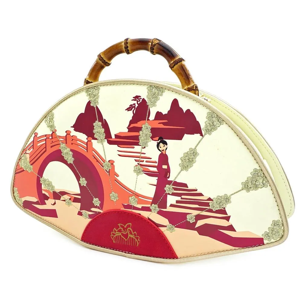 Disney Mulan Bamboo Handle Fan-Shaped Handbag