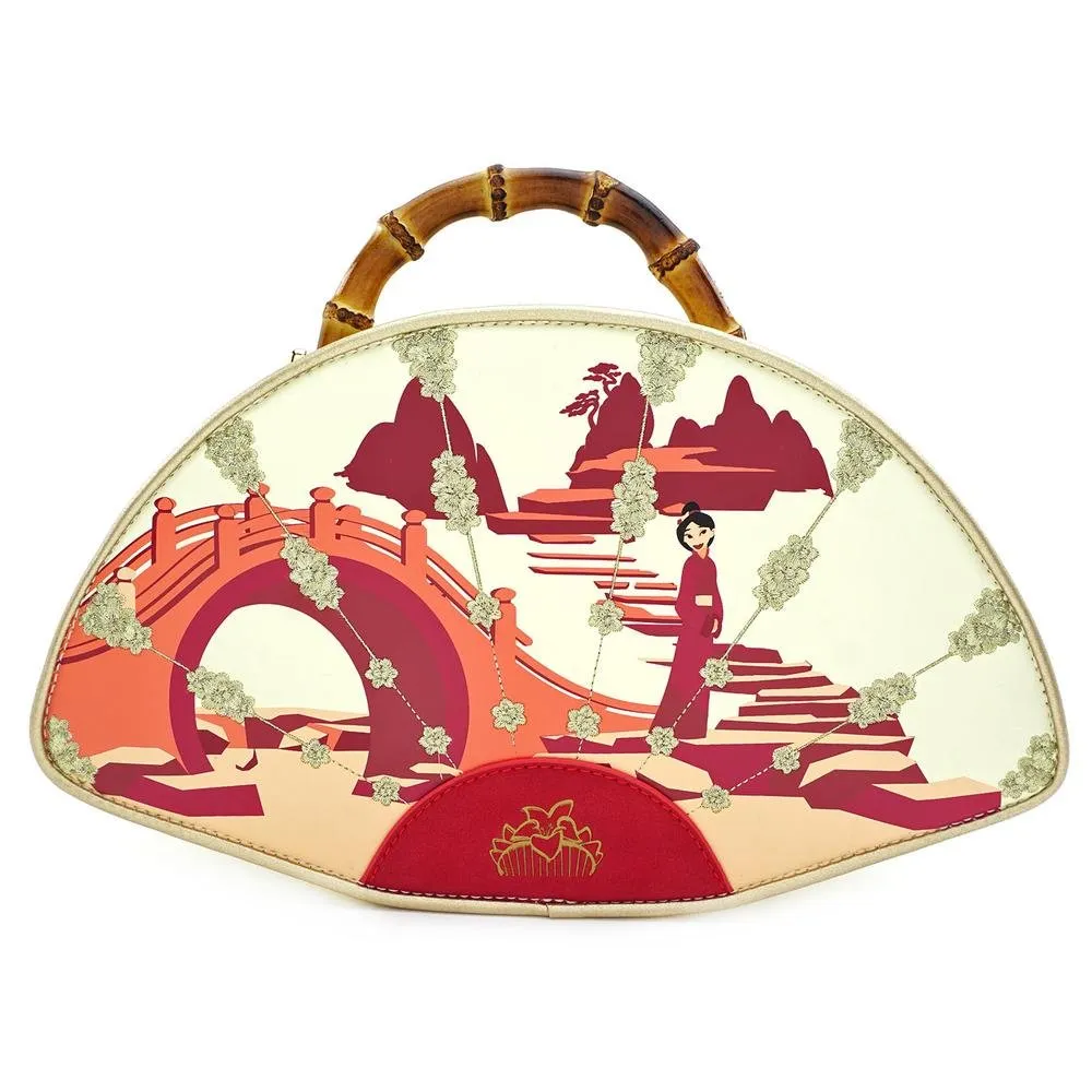 Disney Mulan Bamboo Handle Fan-Shaped Handbag