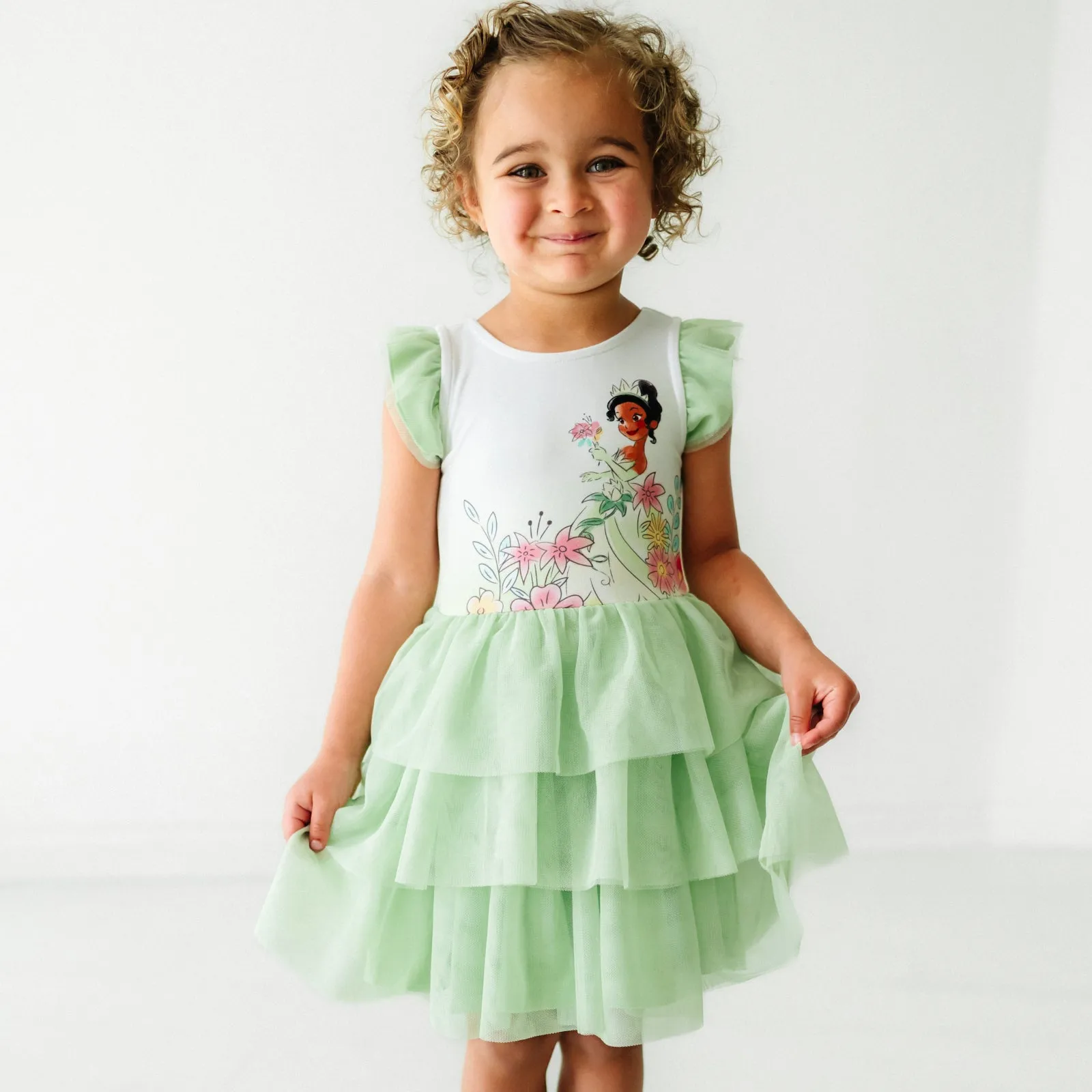 Disney Tiana Flutter Tiered Tutu Dress