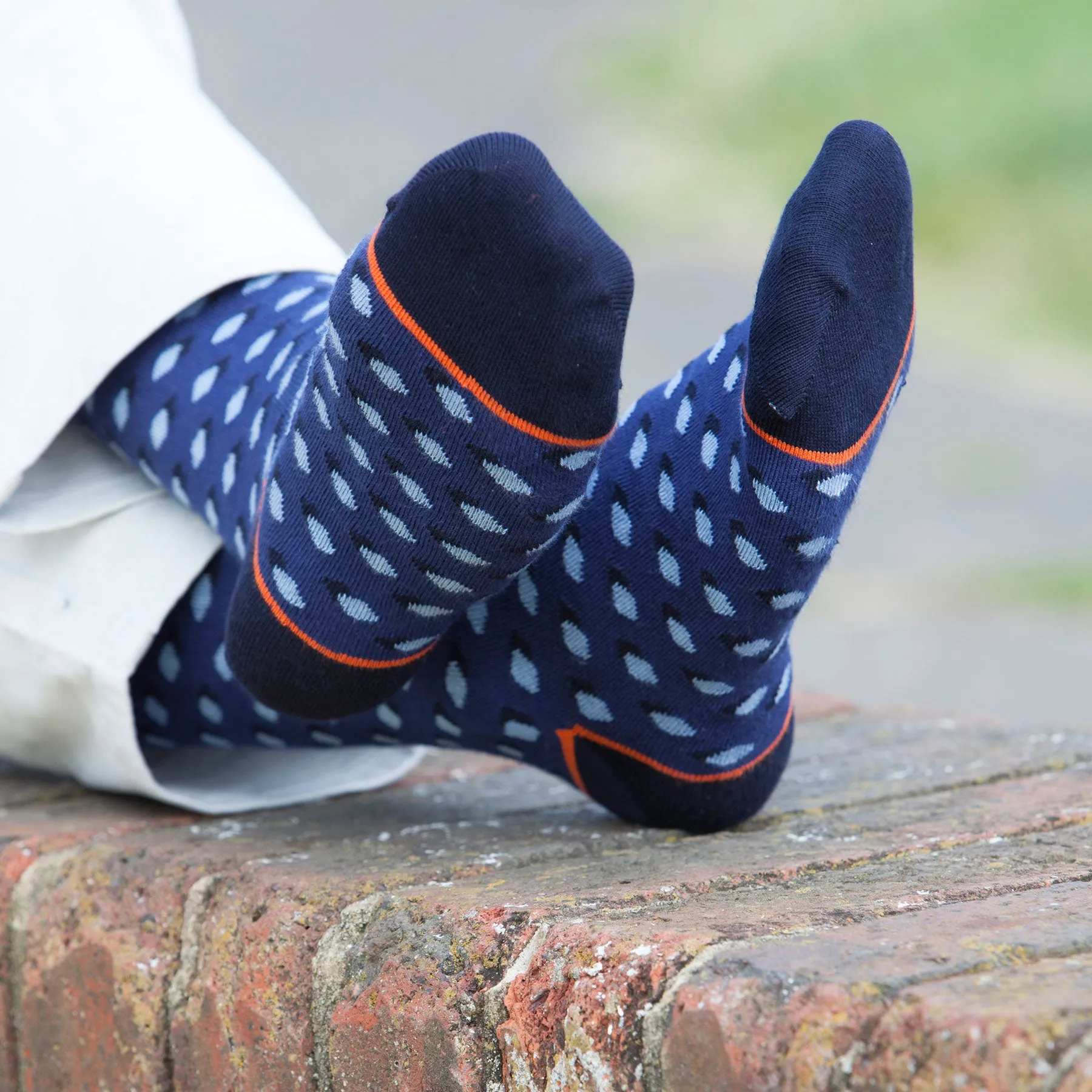 Disruption Men's Socks - Navy