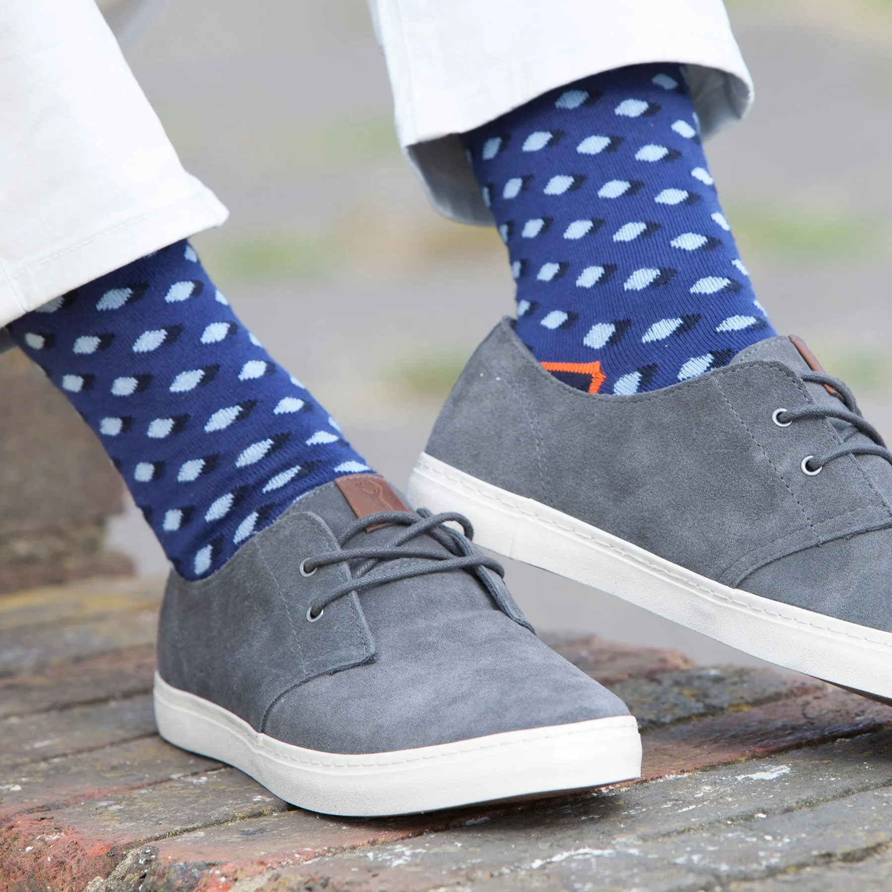 Disruption Men's Socks - Navy