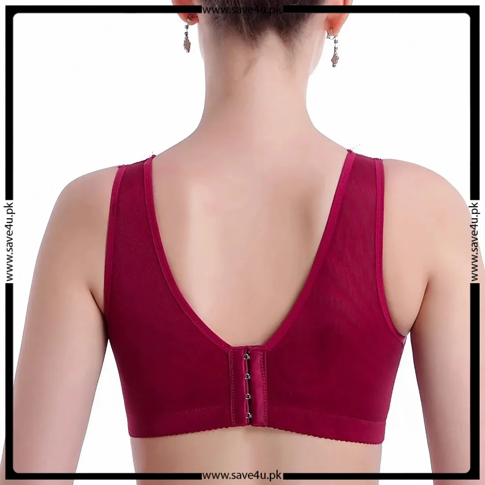 Embroidered Non-Padded Wired Bra