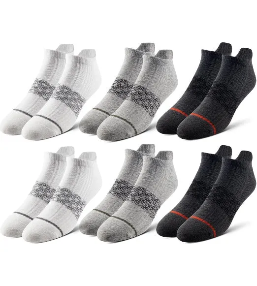 Every Day Kit Cushion Low-Cut Socks With Tab 6 Pack