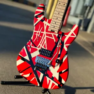 EVH Striped Series, Red w Black Stripes 8lbs 1.5oz