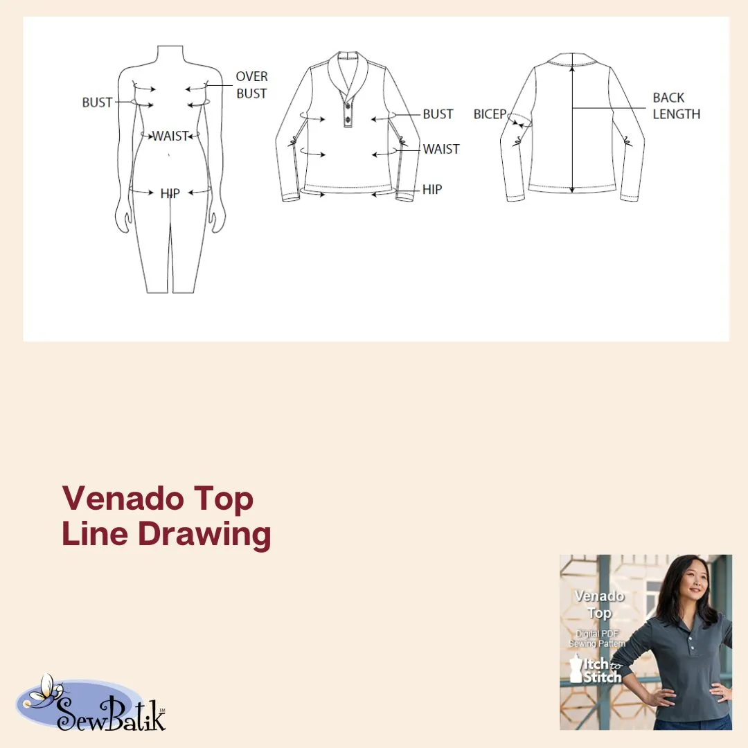 Fabric Pack: Venado Top - Long Sleeve