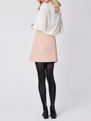 Femmes Opaque Back-Seam Tights