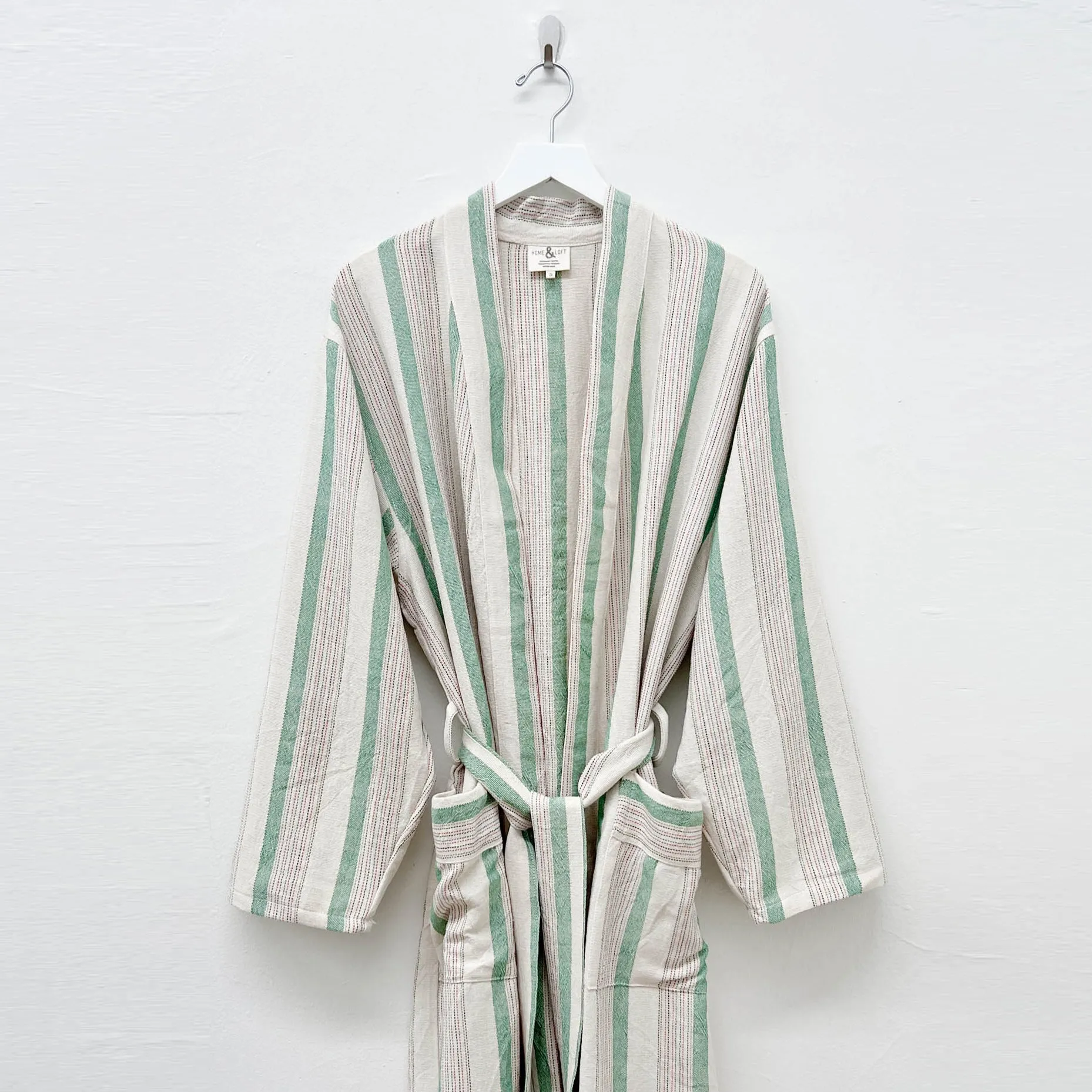 Green Ivory Montauk Long Bathrobe