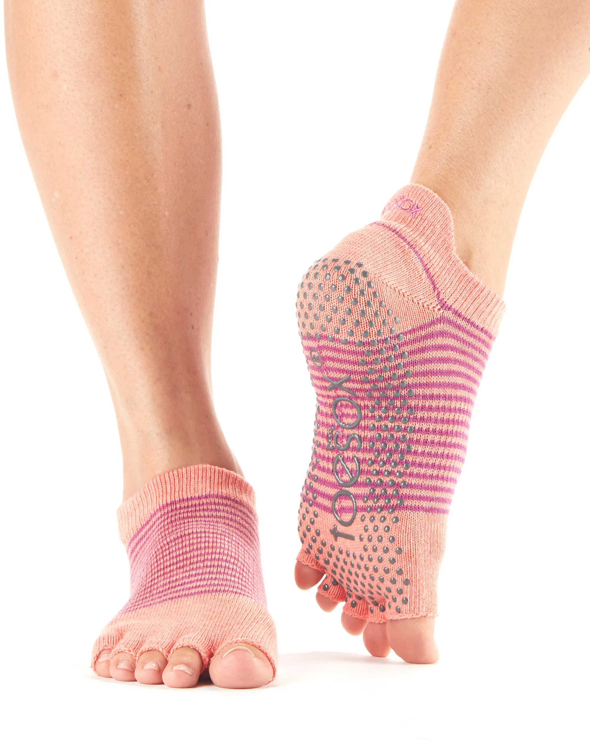 Half Toe Low Rise Grip Socks *